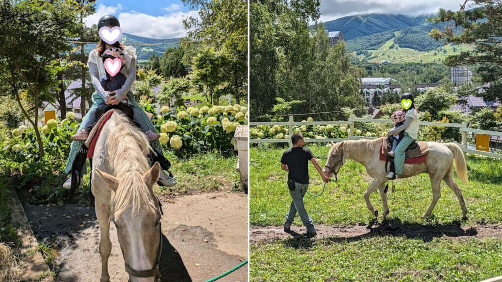 親子で引き馬
